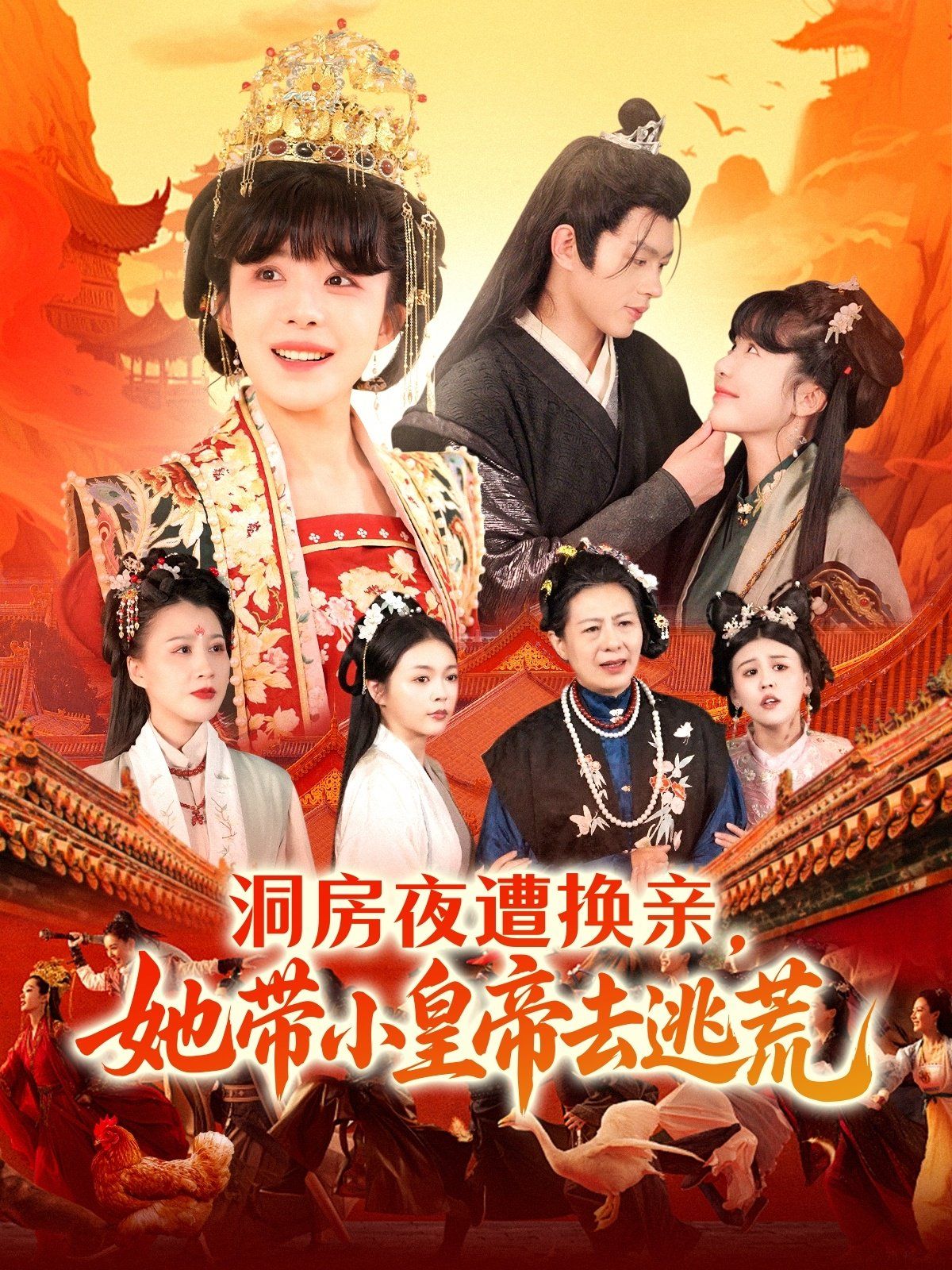 洞房夜遭换亲她带小皇帝去逃荒}